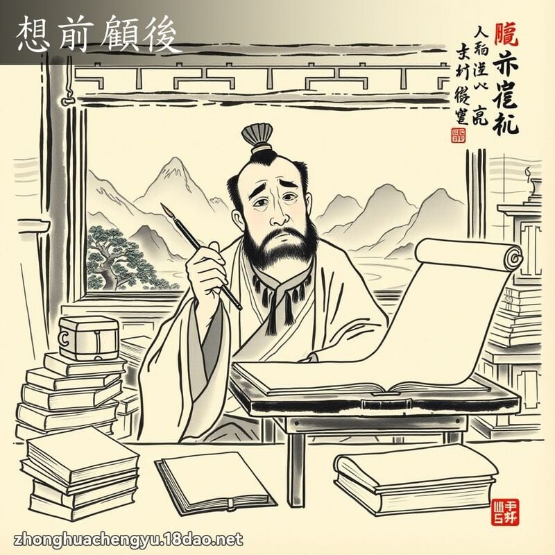 想前顧後 配图