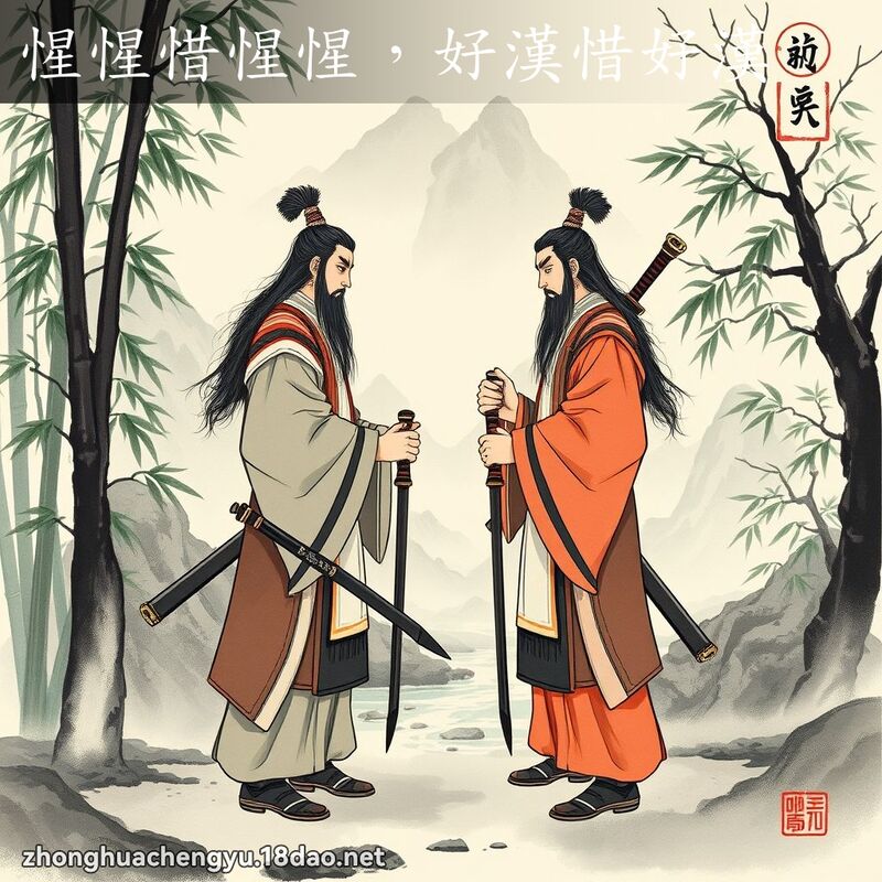 惺惺惜惺惺,好漢惜好漢 配图