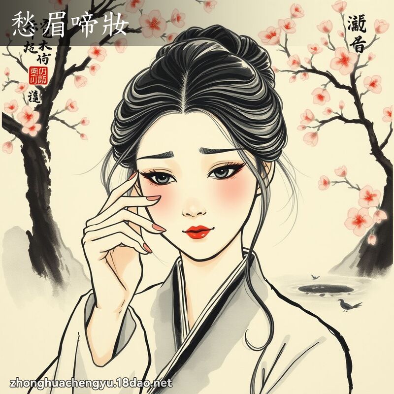 愁眉啼妝 配图