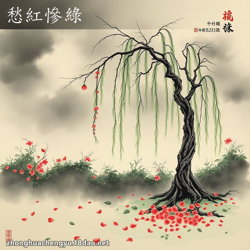愁紅慘綠 配图
