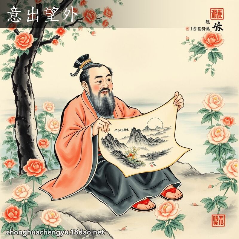 意出望外 配图