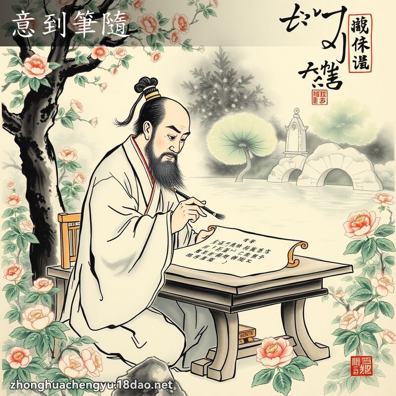 意到筆隨 配图