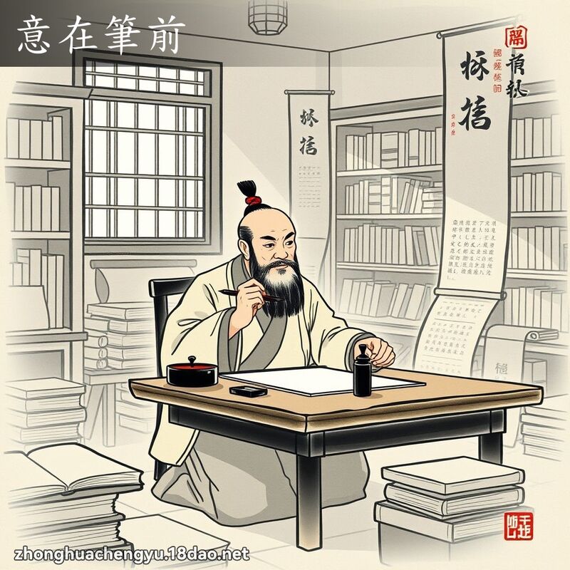 意在筆前 配图
