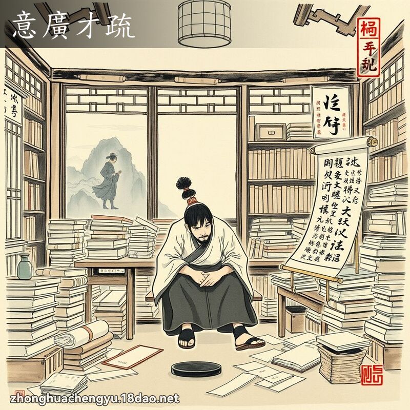 意廣才疏 配图