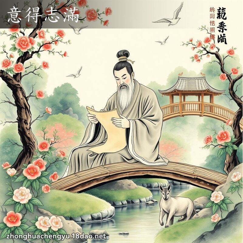 意得志滿 配图