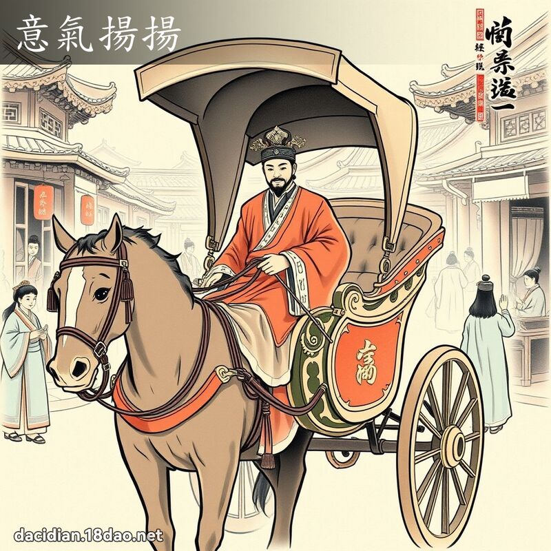 意气扬扬 - 中华成语配图
