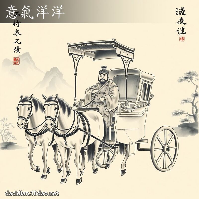 意氣洋洋 - 中華成語配圖