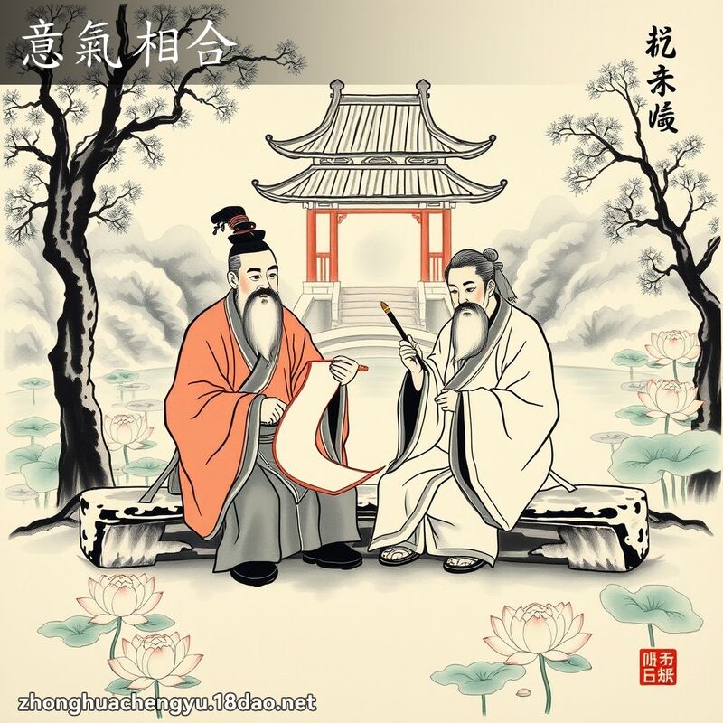 意氣相合 配图