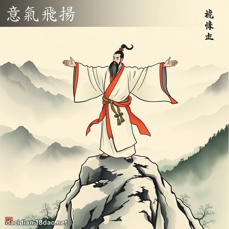 意气飞扬 - 中华成语配图