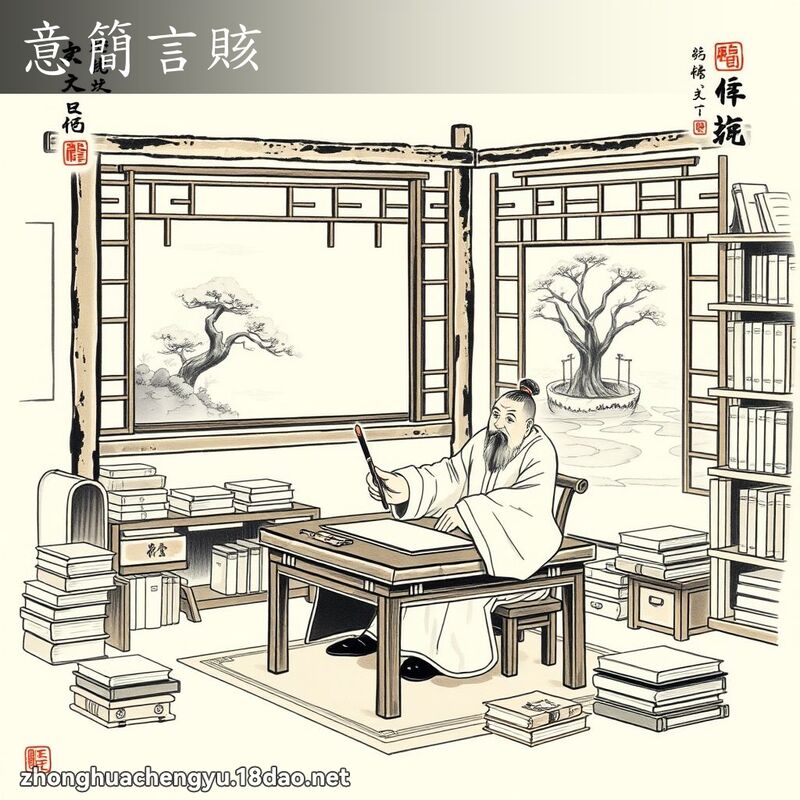 意簡言賅 配图