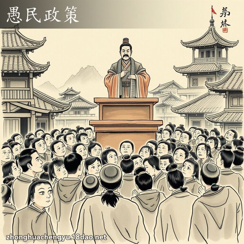 愚民政策 配图