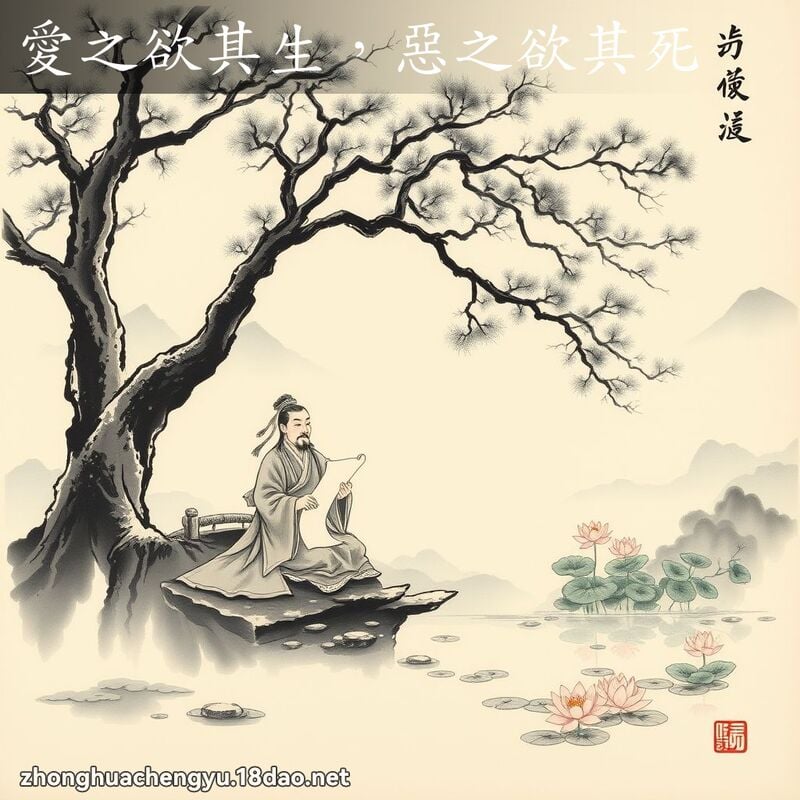 愛之欲其生,惡之欲其死 配图