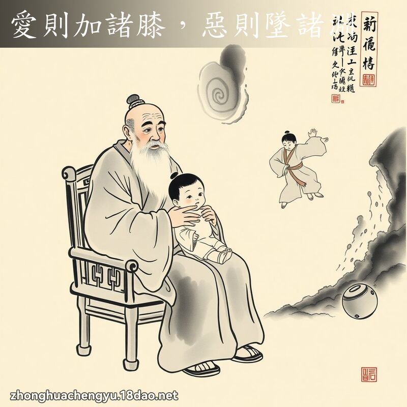 愛則加諸膝,惡則墜諸淵 配图