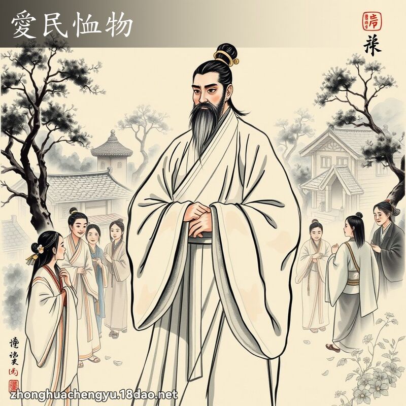 爱民恤物 配图