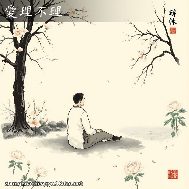 愛理不理 - 中華成語配圖
