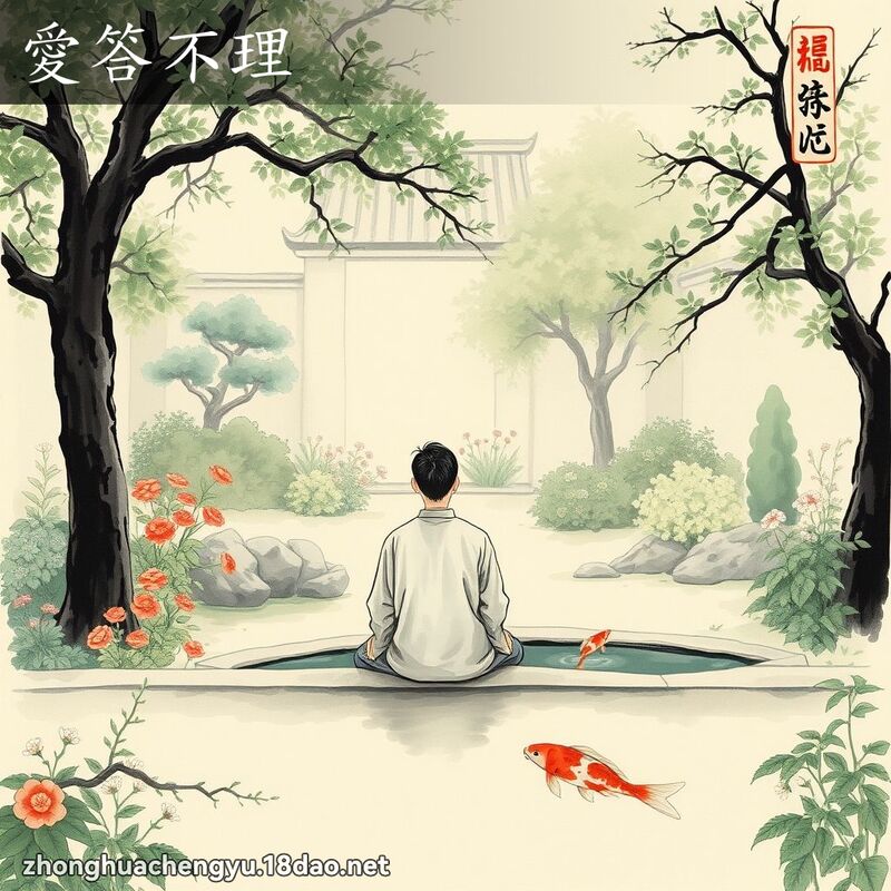 爱答不理 配图