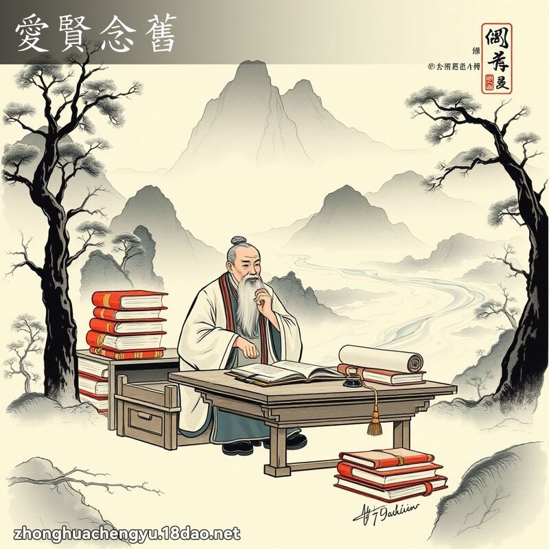爱贤念旧 配图