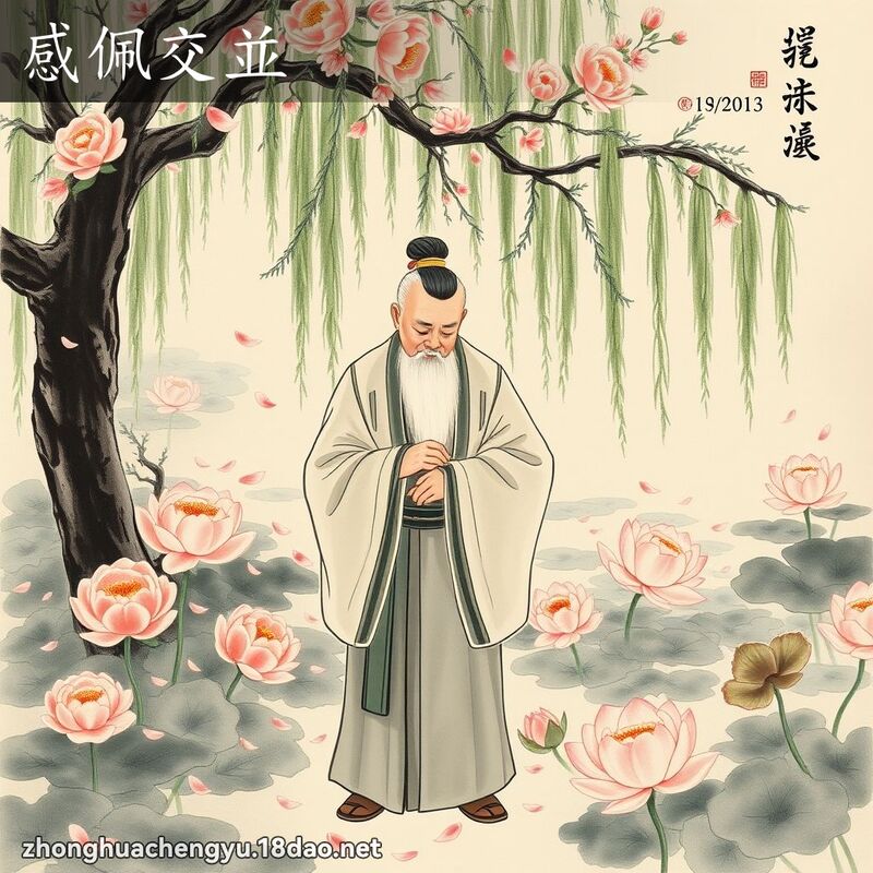 感佩交並 配图