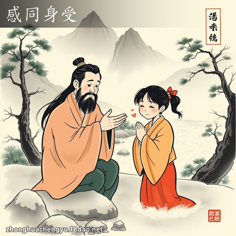 感同身受 - 中華成語配圖