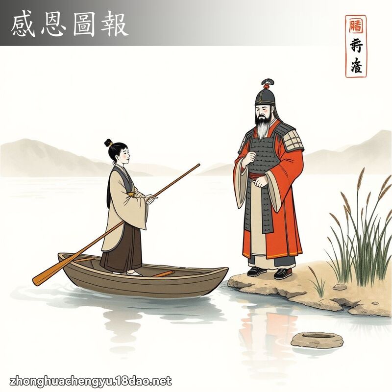 感恩圖報 - 中華成語配圖