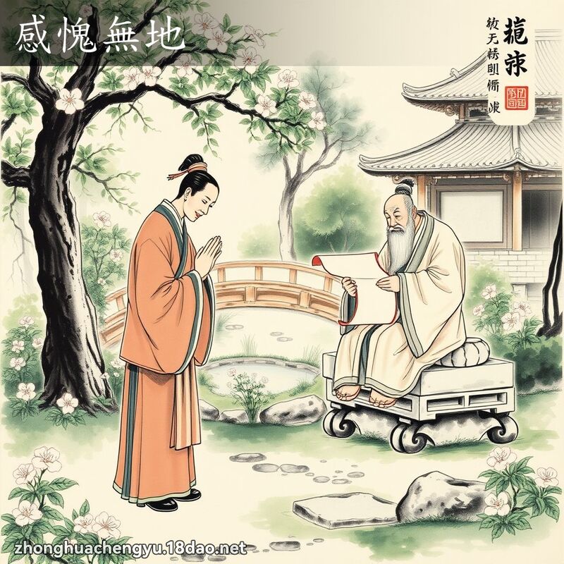 感愧无地 配图