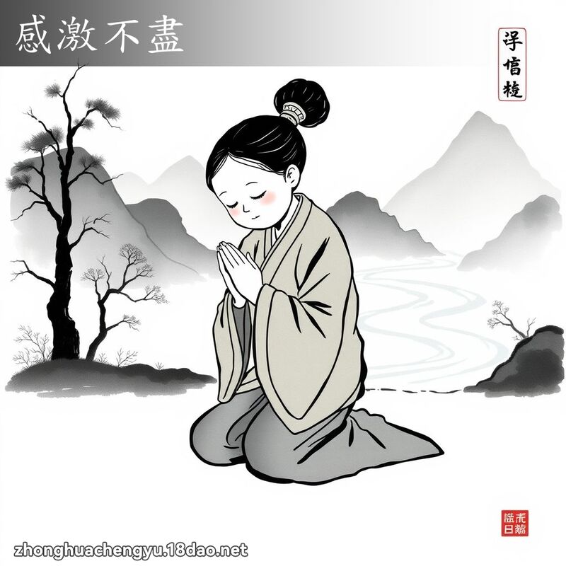 感激不尽 配图