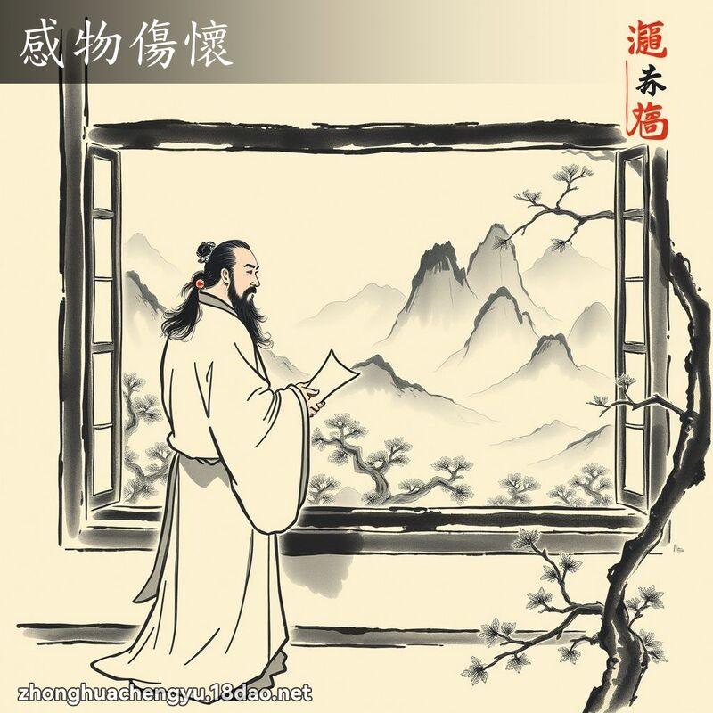 感物伤怀 配图