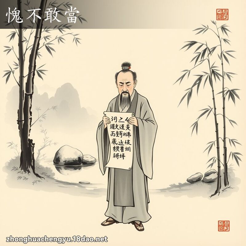 愧不敢当 配图
