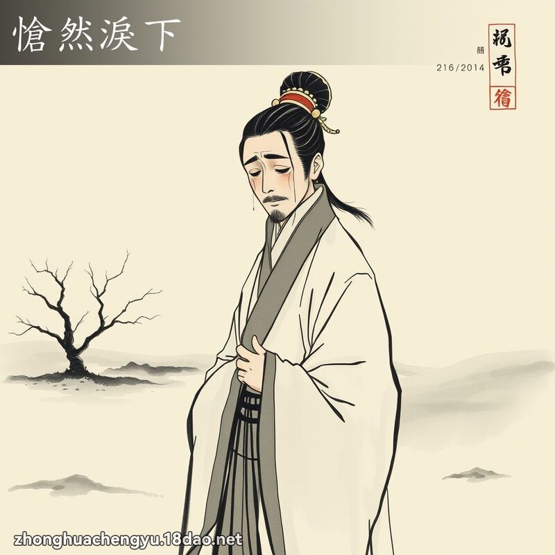 愴然泪下 配图