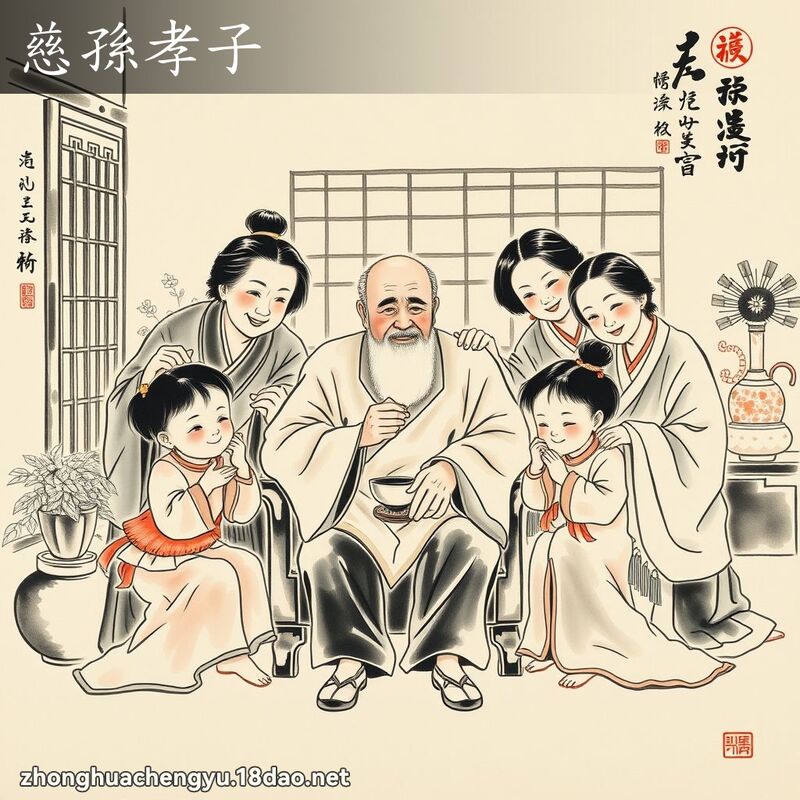 慈孙孝子 配图