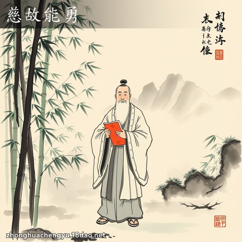 慈故能勇 配图