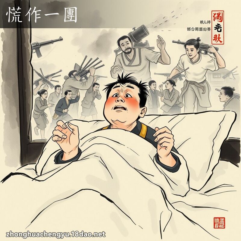 慌作一团 配图