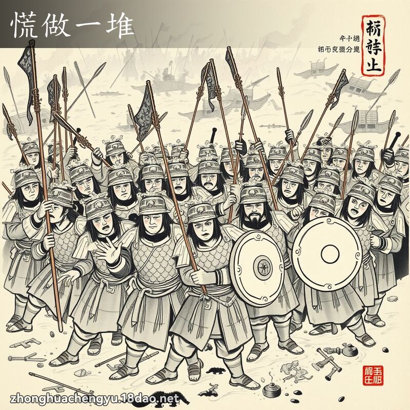 慌做一堆 配图