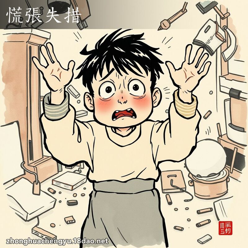 慌张失措 配图