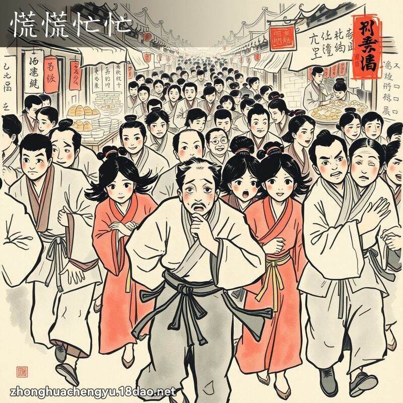 慌慌忙忙 配图