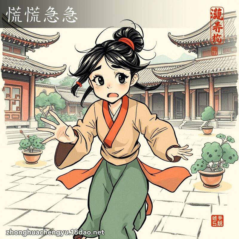 慌慌急急 配图