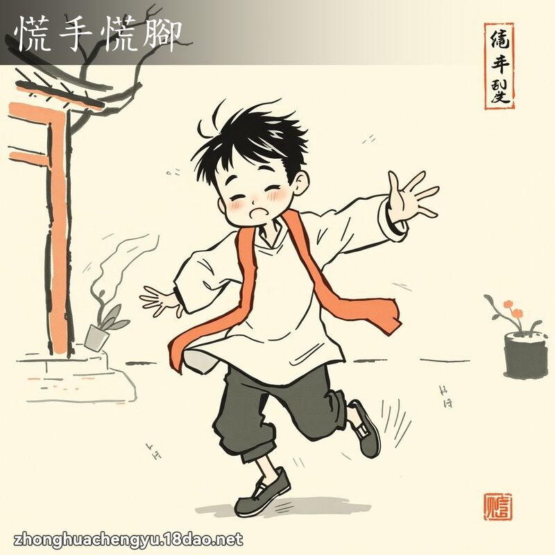 慌手慌脚 配图