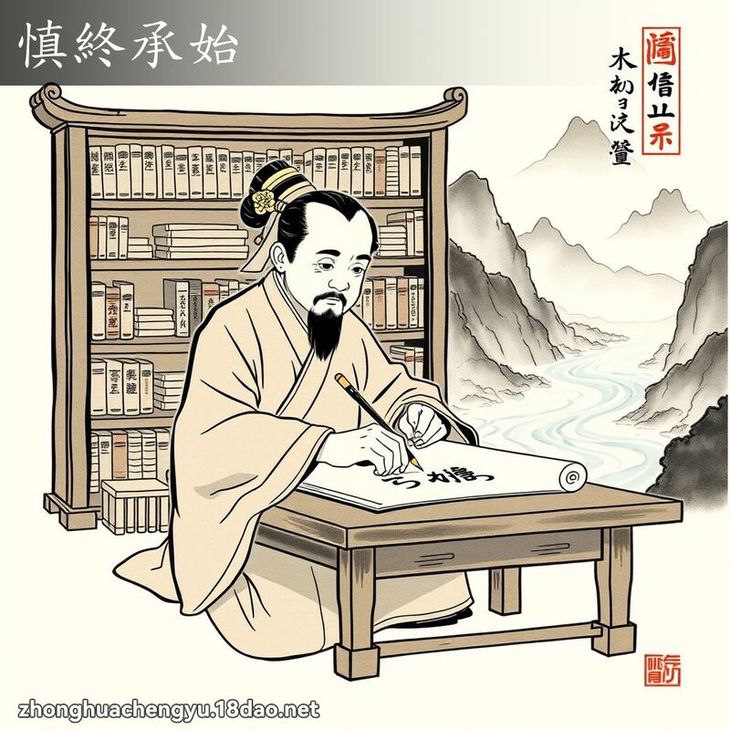 慎終承始 配图