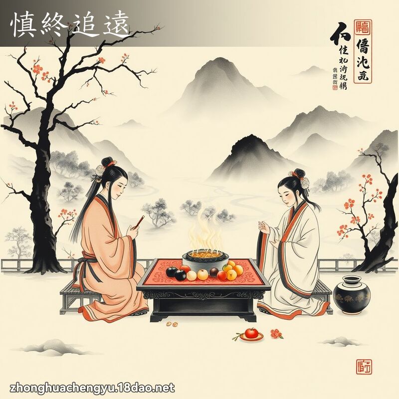 慎終追遠 配图