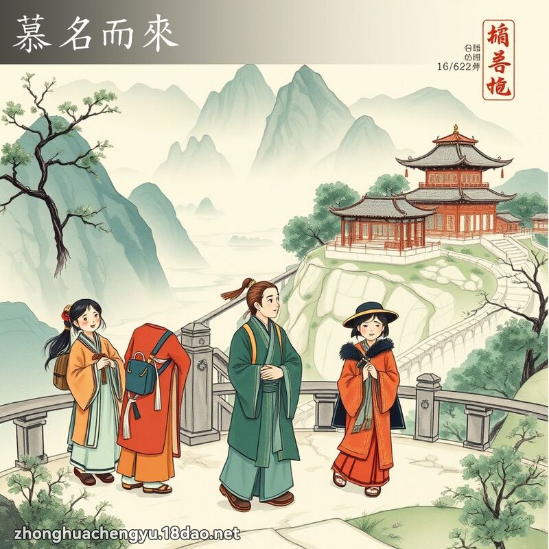 慕名而來 配图