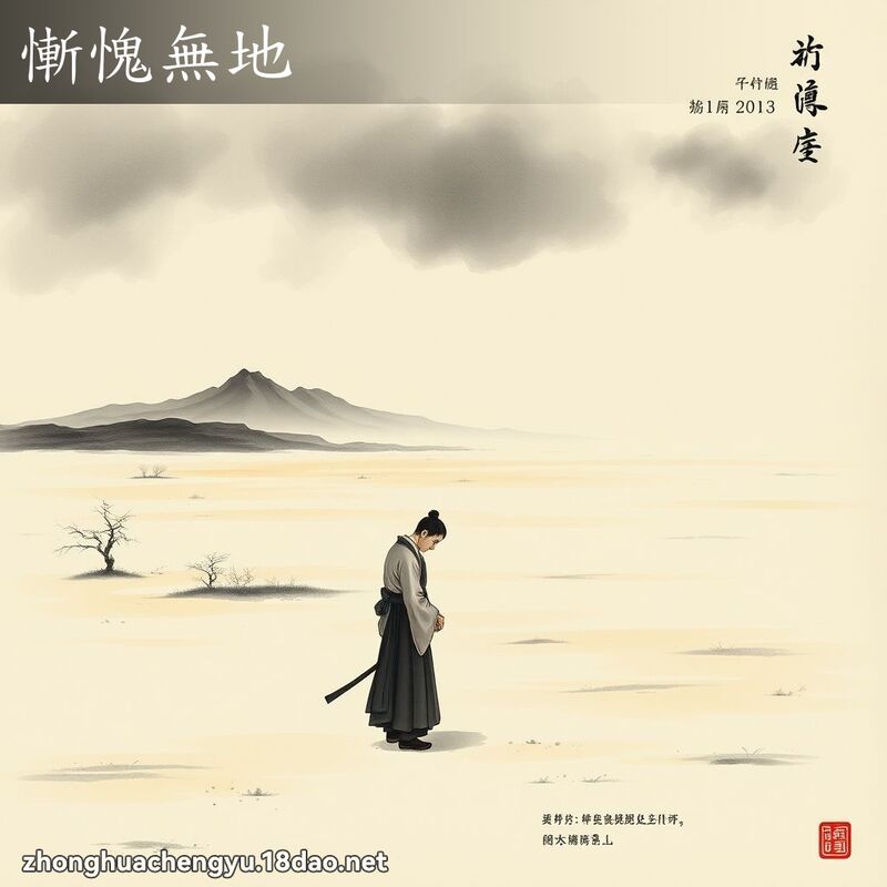 慚愧無地 配图