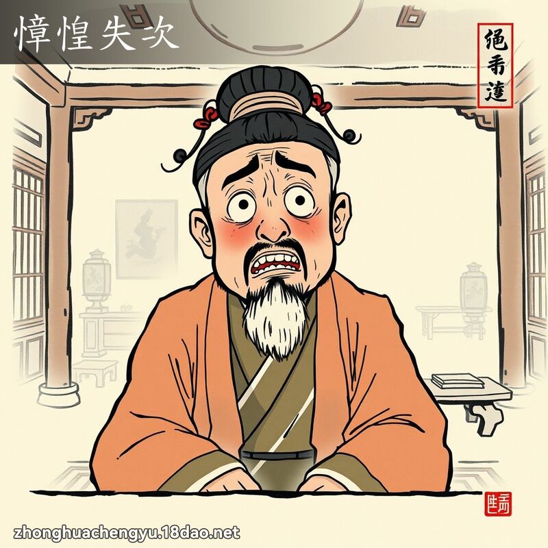 慞惶失次 配图