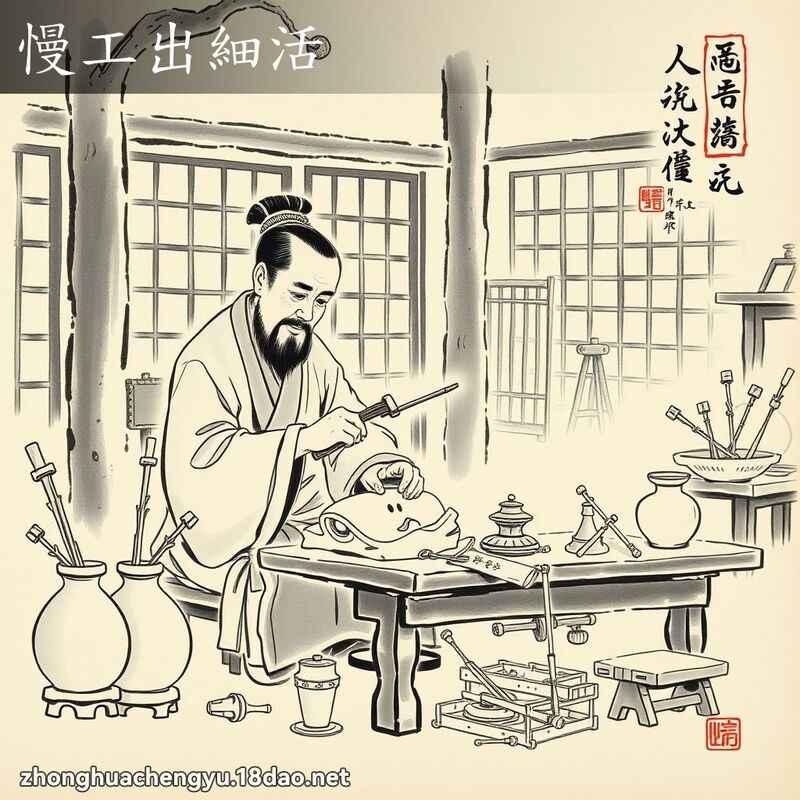 慢工出細活 配图