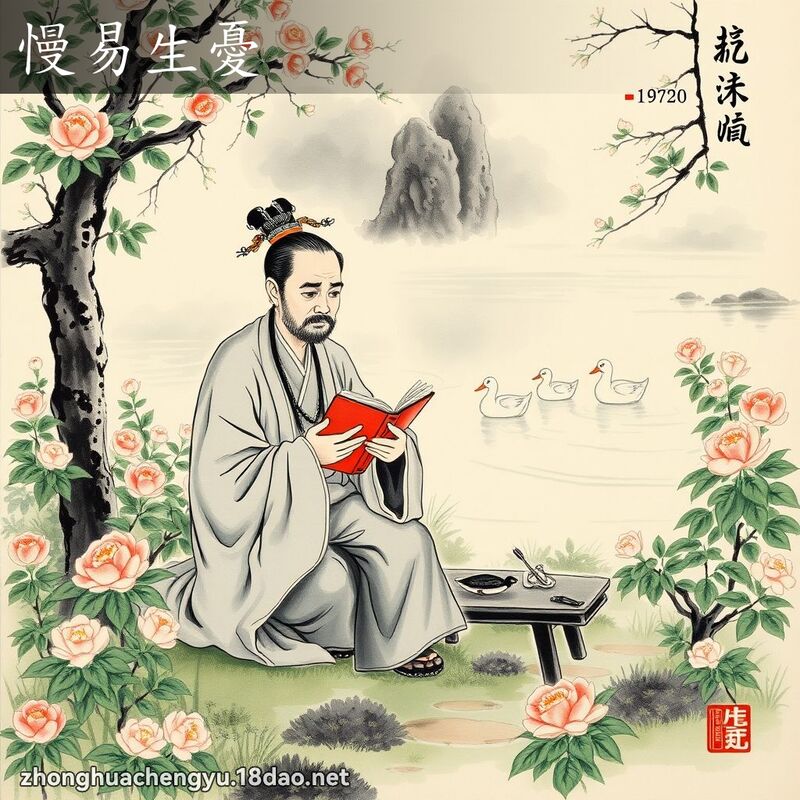 慢易生憂 配图