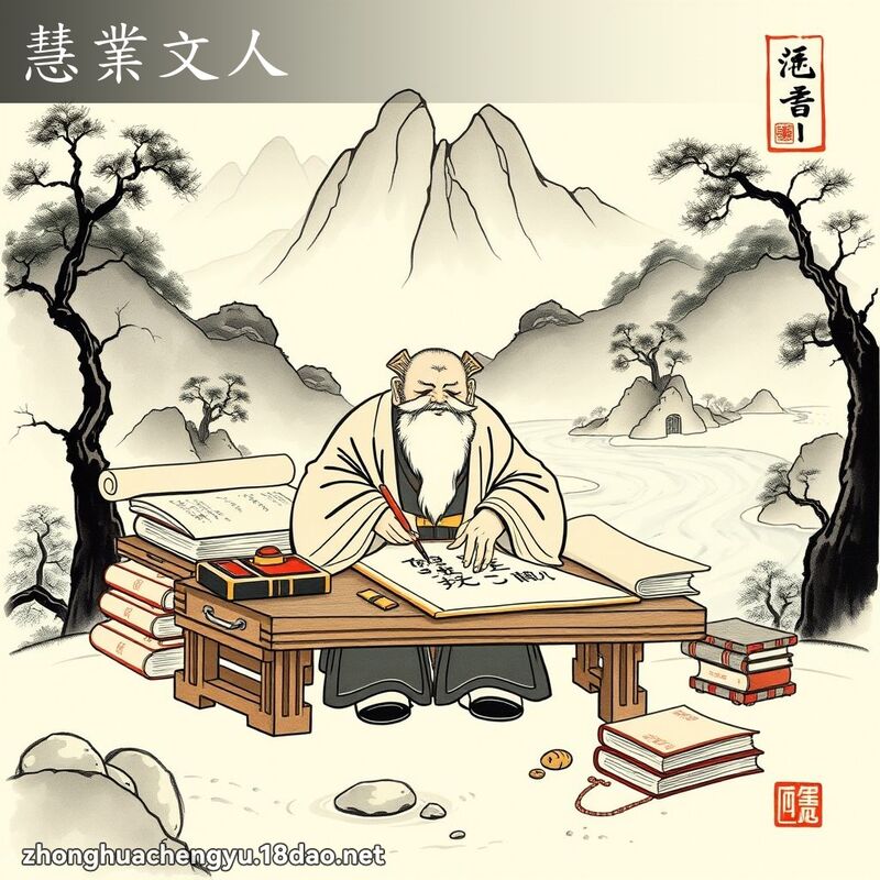 慧業文人 配图