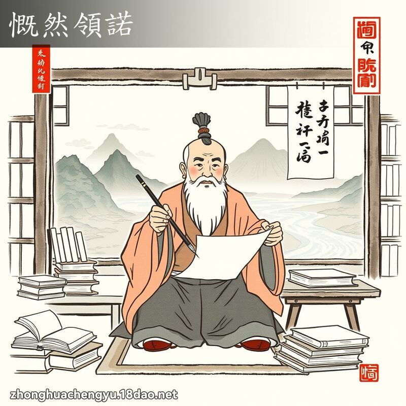 慨然領諾 配图