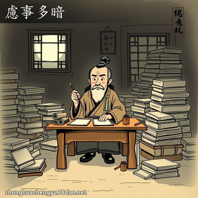 慮事多暗 配图