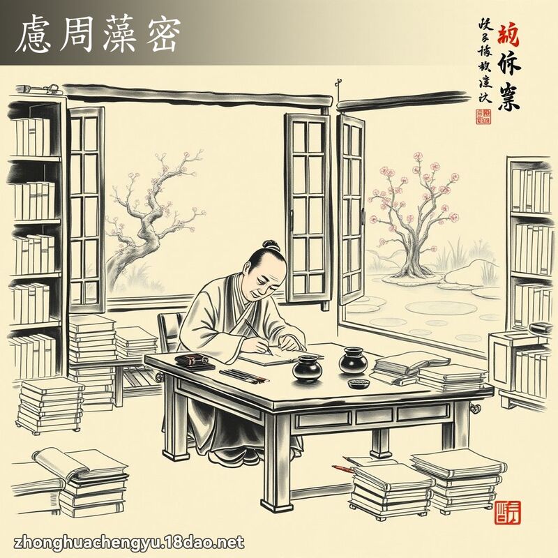 慮周藻密 配图