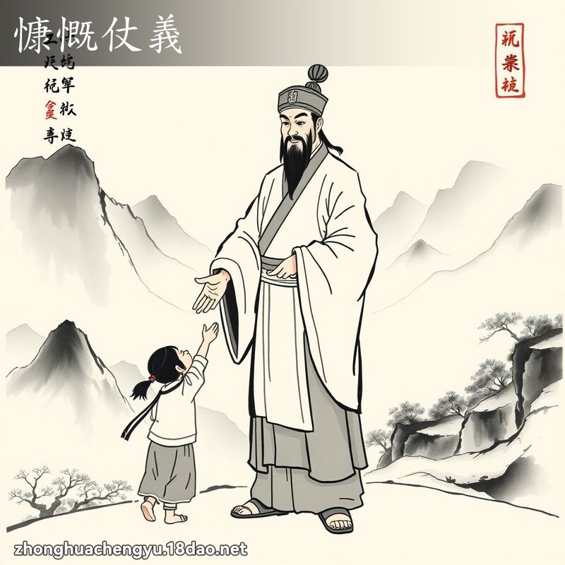 慷慨仗義 配图