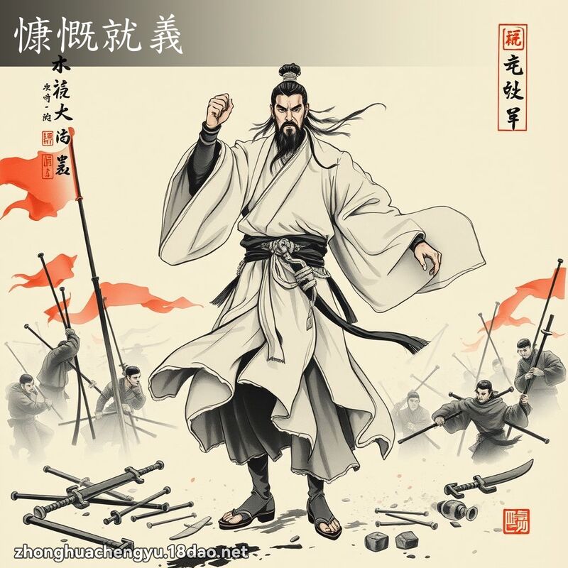 慷慨就義 配图